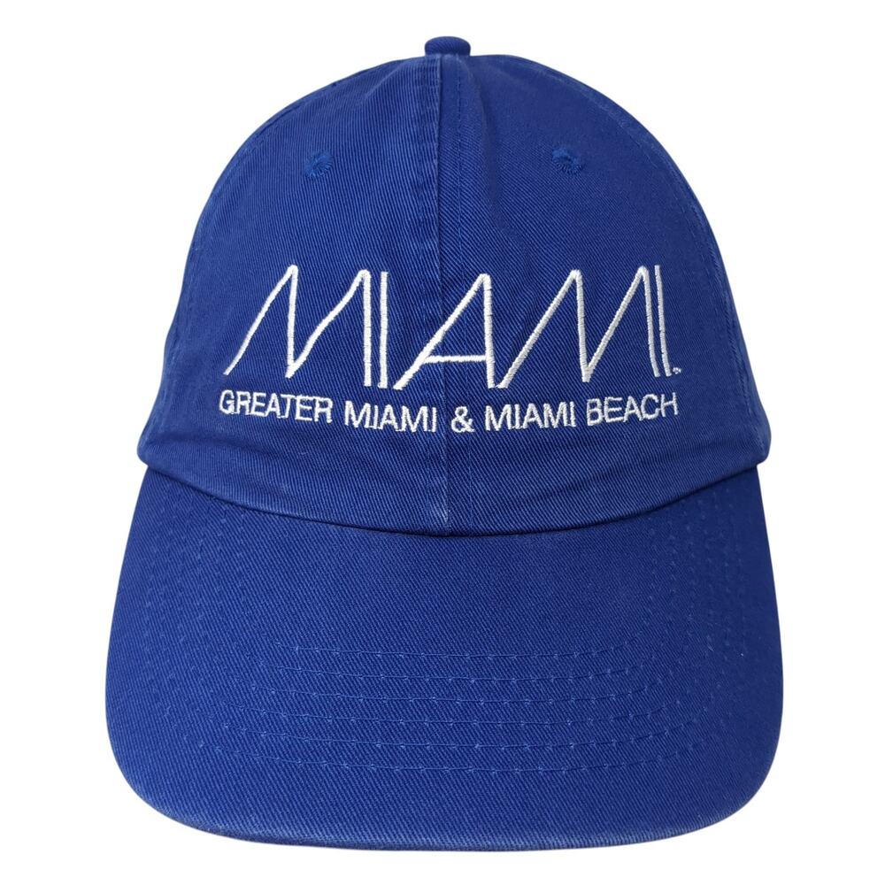 Miami Greater Miami & Miami Beach Slideback Baseball Cap Blue One Size Apollo